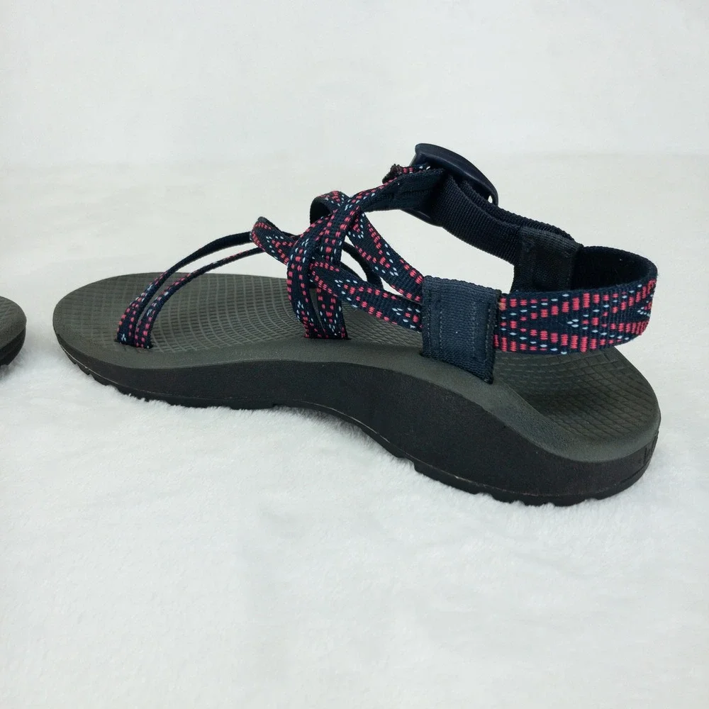 Chaco Z/Cloud Sandals Womens Size 6 Blue Strappy Toe Loop Hiking Shoes